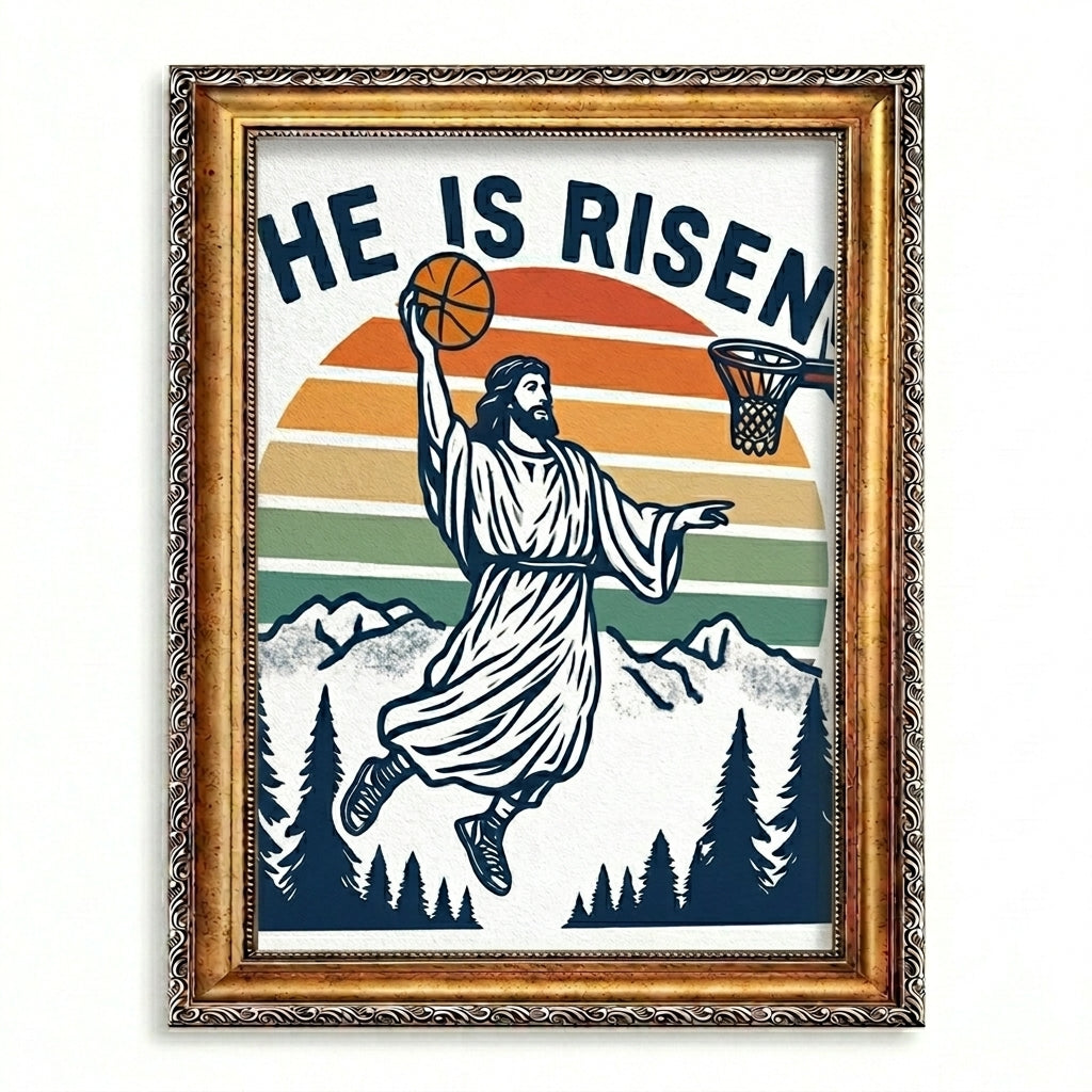 Funny Basketball Jesus