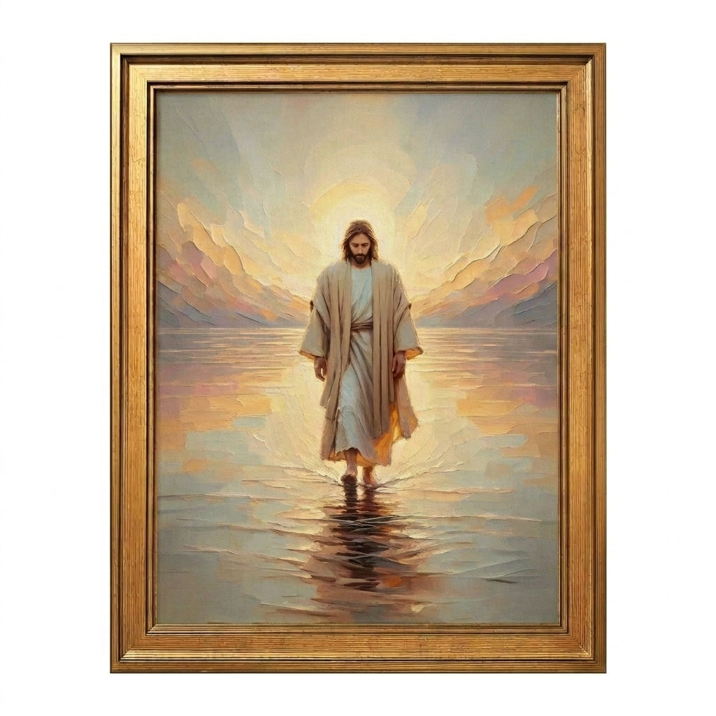 Jesus Walking on Water III - Canvas