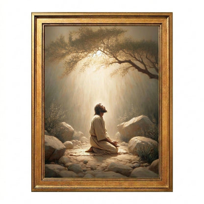 Jesus in the Garden of Gethsemane - Canvas