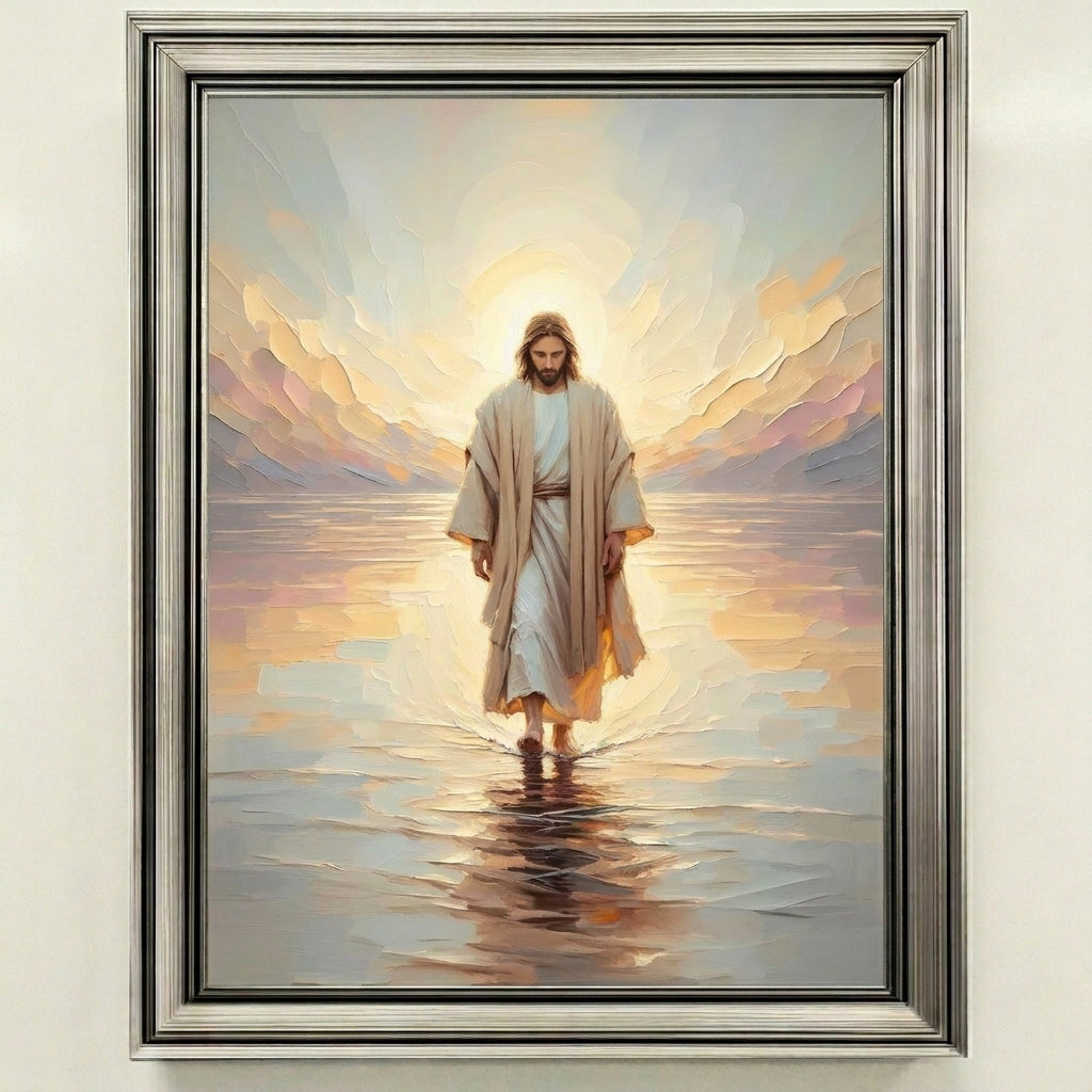 Jesus Walking on Water III - Canvas