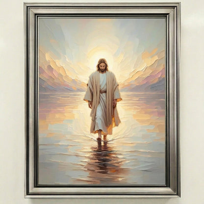 Jesus Walking on Water III - Canvas