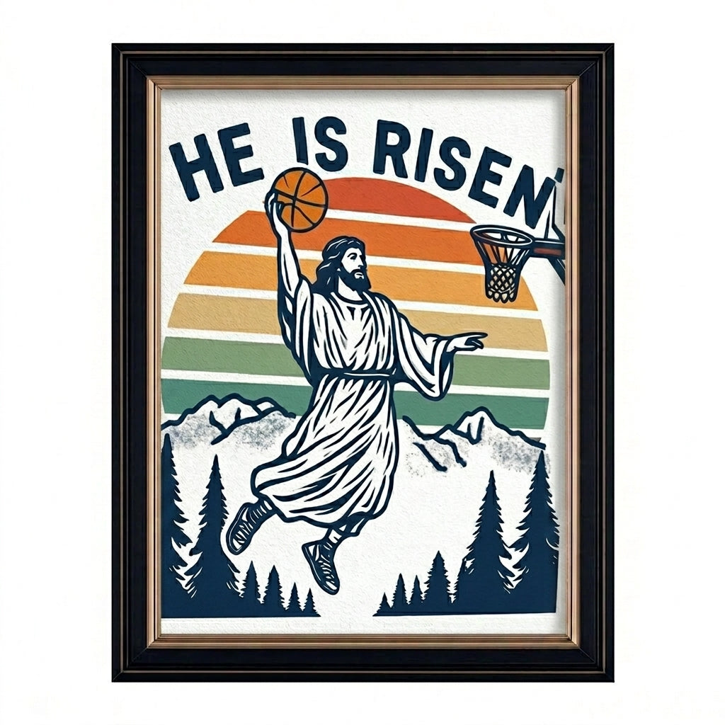 Funny Basketball Jesus