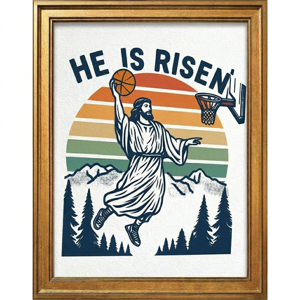 Funny Basketball Jesus
