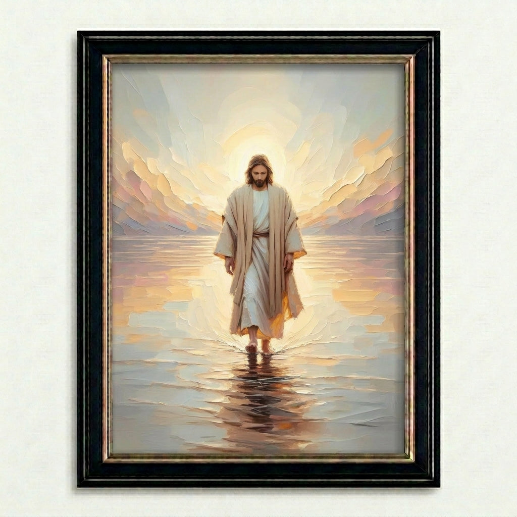 Jesus Walking on Water III - Canvas