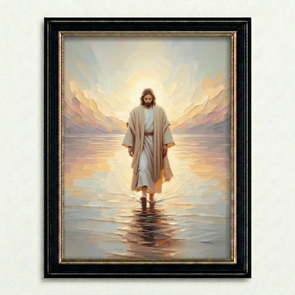 Jesus Walking on Water III - Canvas