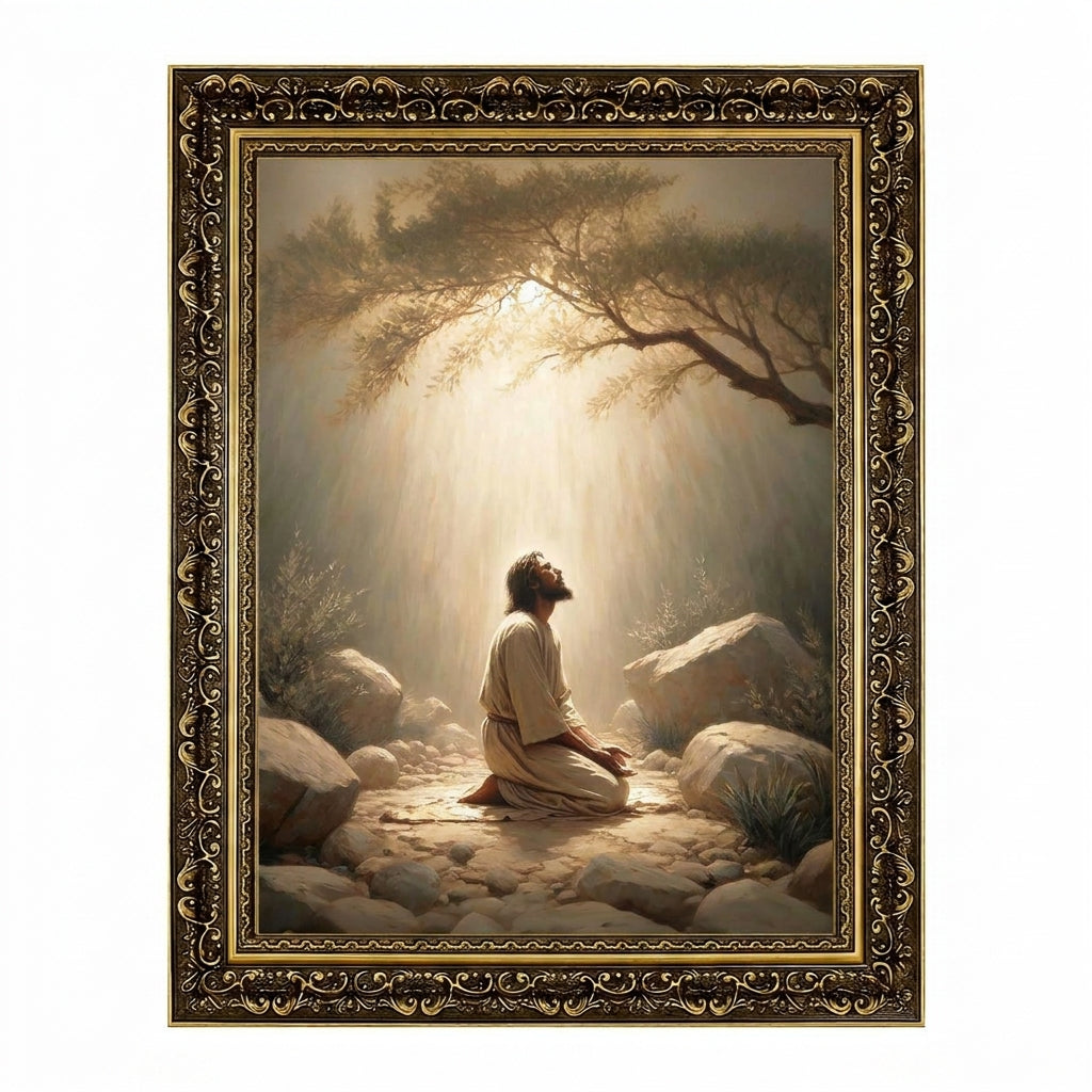 Jesus in the Garden of Gethsemane - Canvas
