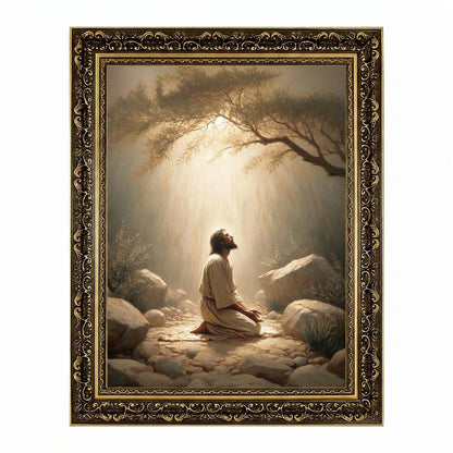 Jesus in the Garden of Gethsemane - Canvas
