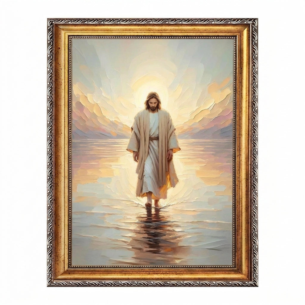 Jesus Walking on Water III - Canvas