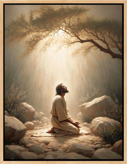 Jesus in the Garden of Gethsemane - Canvas