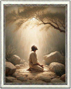 Jesus in the Garden of Gethsemane - Canvas