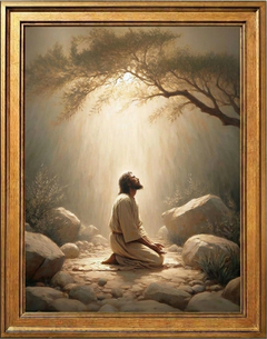 Jesus in the Garden of Gethsemane - Canvas