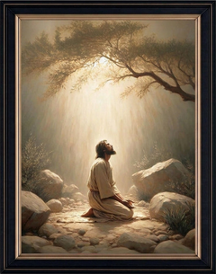 Jesus in the Garden of Gethsemane - Canvas
