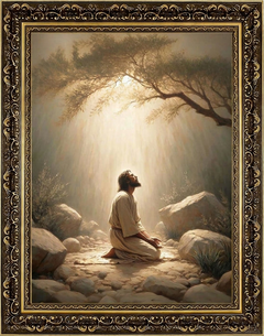Jesus in the Garden of Gethsemane - Canvas