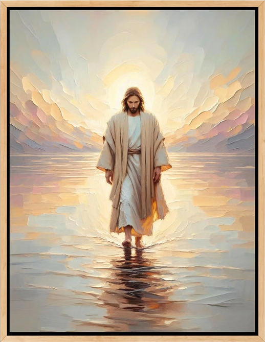 Jesus Walking on Water III - Canvas