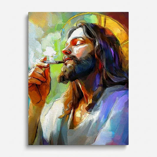 Funny Jesus Smoking