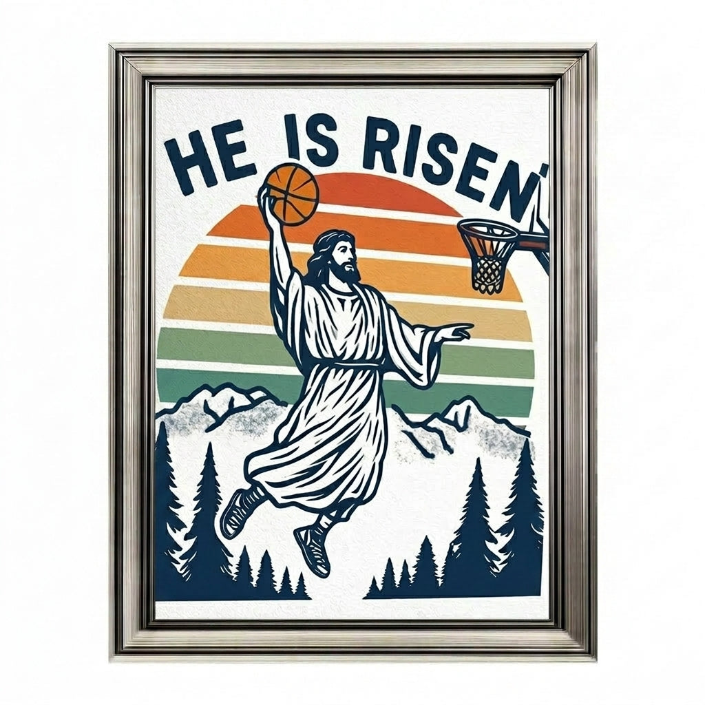 Funny Basketball Jesus